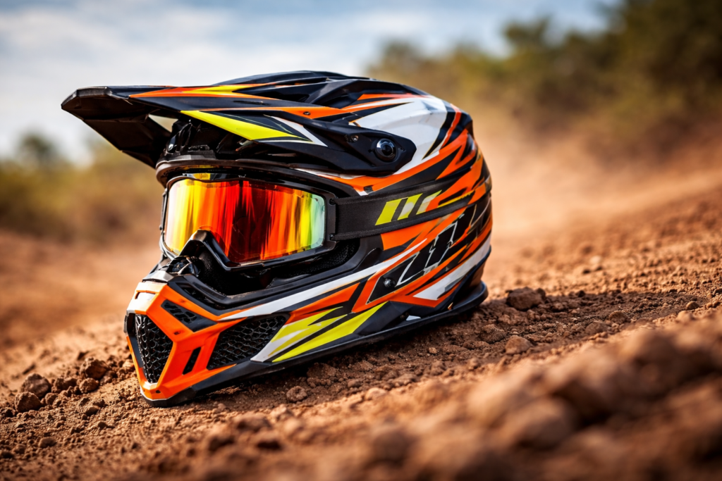 Melhor capacete motocross: um guia para escolher seu melhor modelo em 2026 Melhor capacete de motocross com design aerodinâmico, casco reforçado e viseira ampla para trilhas e uso off-road