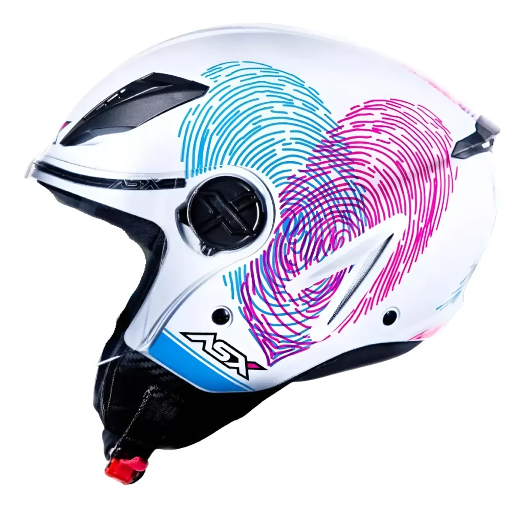 Capacete ASX City Air aberto, opcao ate 500 reais