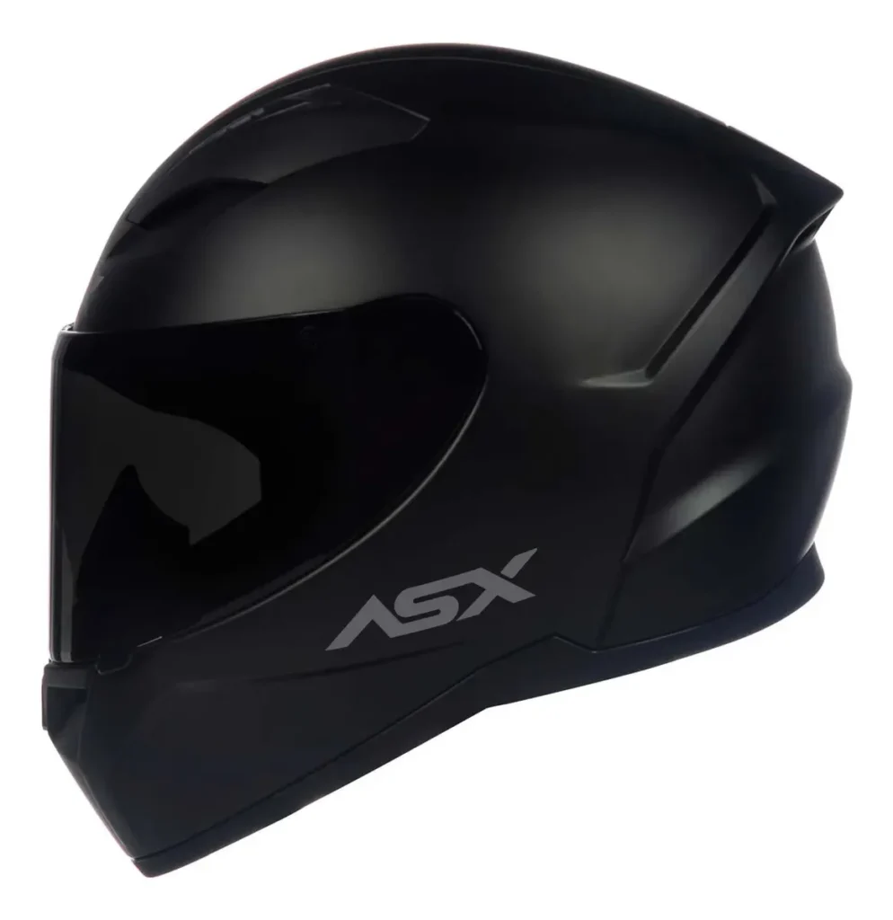 Capacete ASX City SV integral preto óculos solar