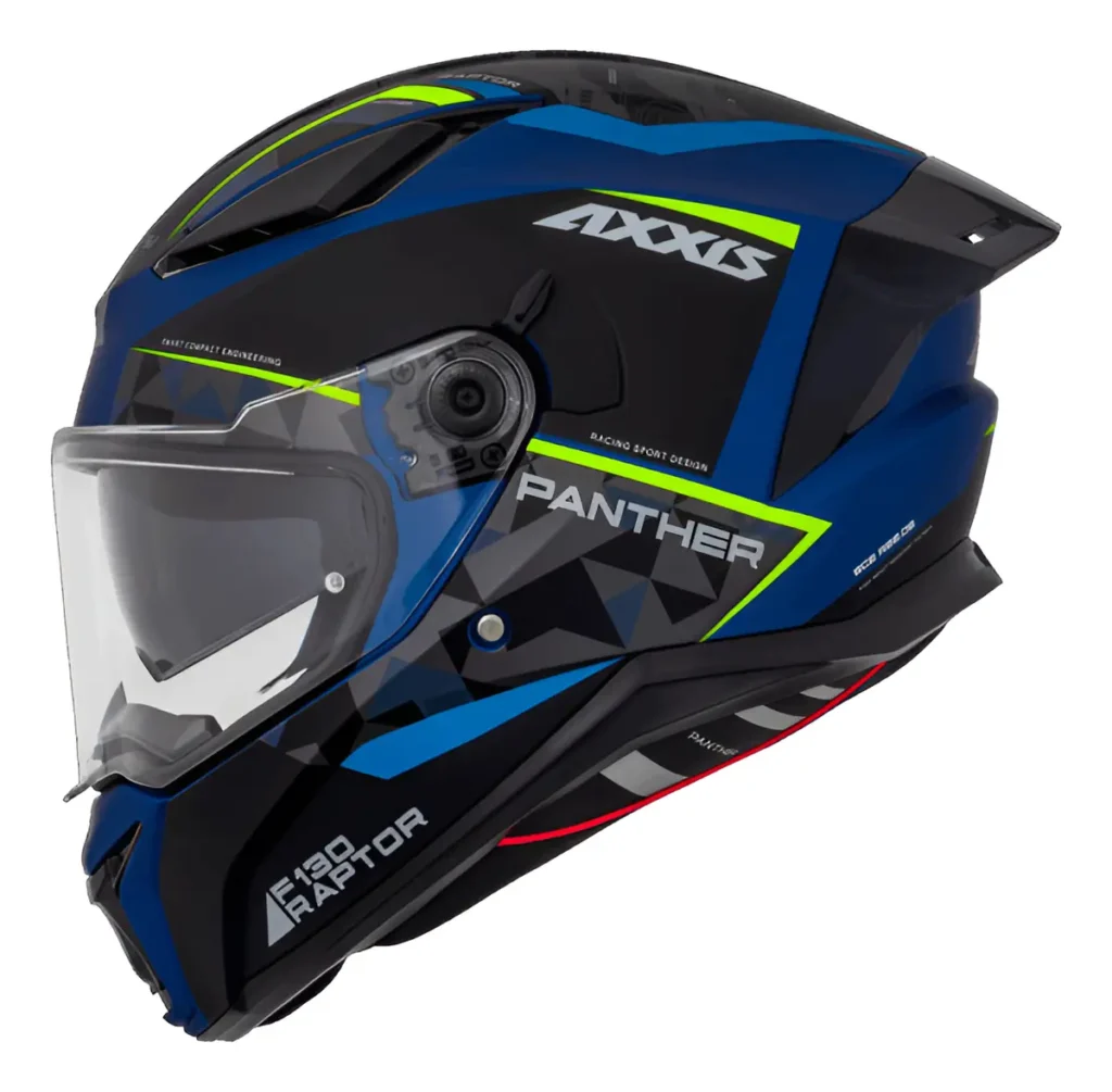 Capacete Axxis Panther SV Vale a Pena? Análise Completa do Modelo com Sun Visor Axxis Panther SV integral esportivo com sun visor integrado, vista frontal