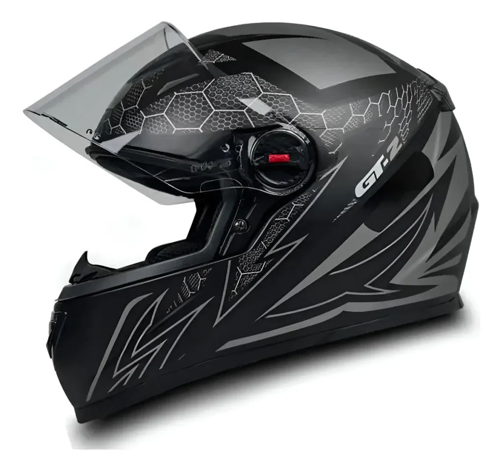 Capacete FW3 GT2 vale a pena? Análise completa do integral com forro em camurça Capacete FW3 GT2 integral preto camurça interior