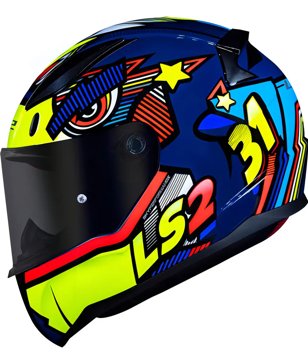 Capacete LS2 FF353 Khan estilo touring
