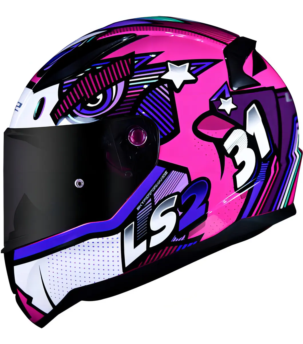 Vista lateral do Capacete LS2 FF353 Khan