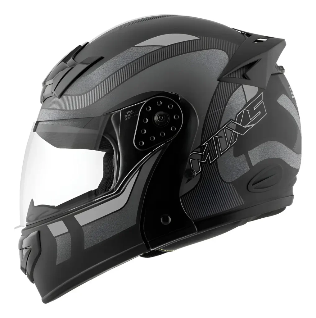 Capacete Mixs Gladiator Delta vale a pena? Review completo do escamoteável de entrada Capacete Mixs Gladiator escamoteável fosco desenho Delta
