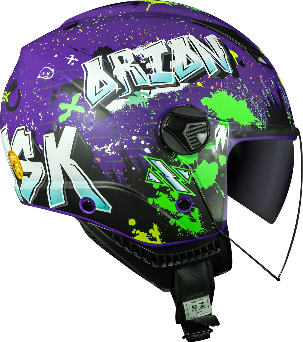 Lateral do Capacete Norisk Orion SV