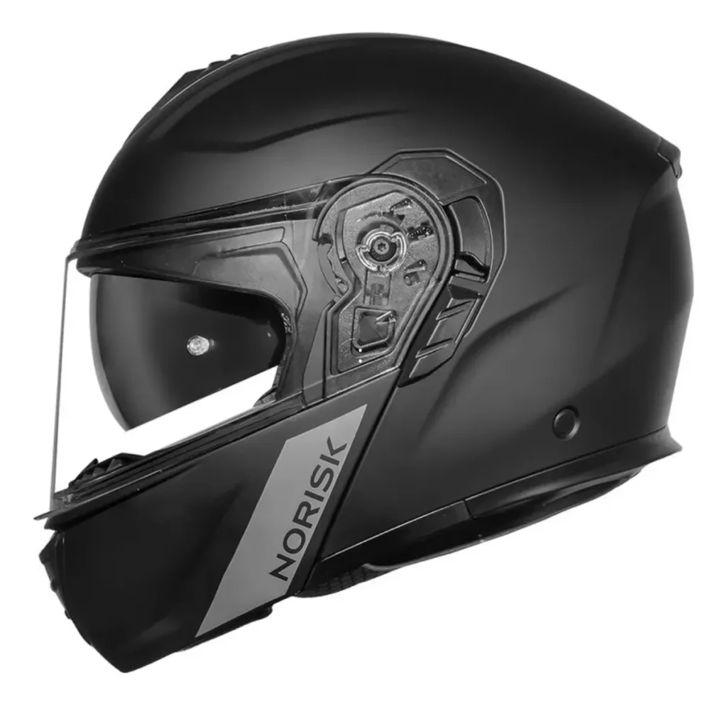 Capacete Norisk Vortex é Bom? Análise Completa Redfox Motos Norisk Vortex capacete modular com queixeira flip-up, vista frontal geral