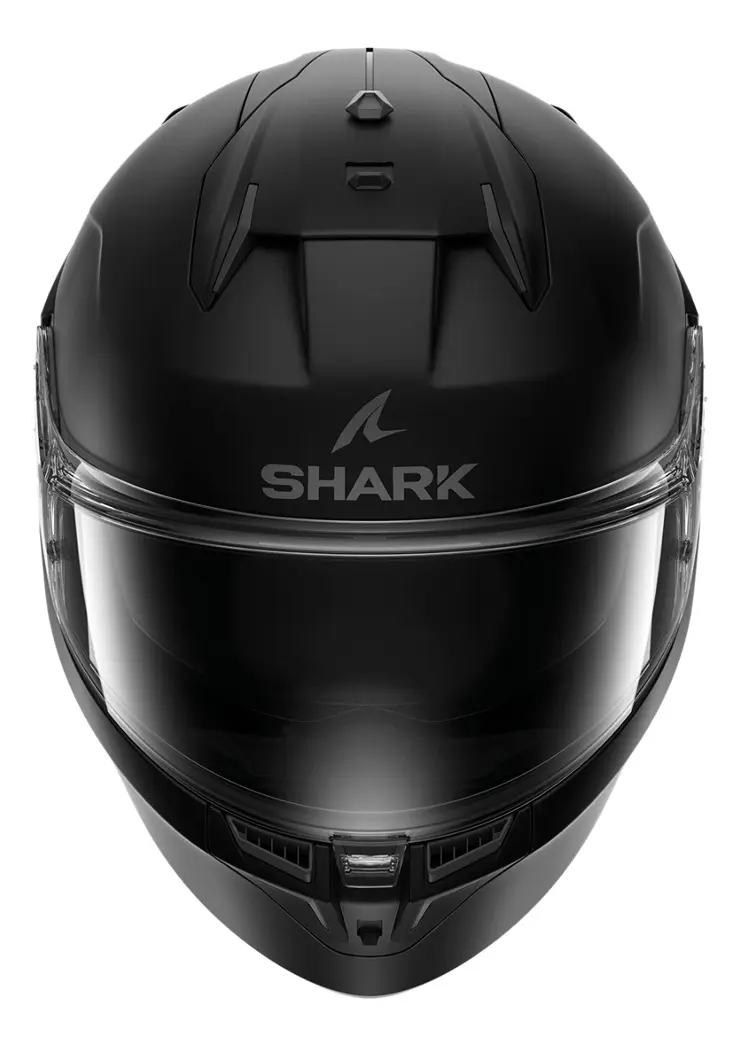 Capacete Shark D-Skwal 3 visto de lado, detalhe do casco em policarbonato