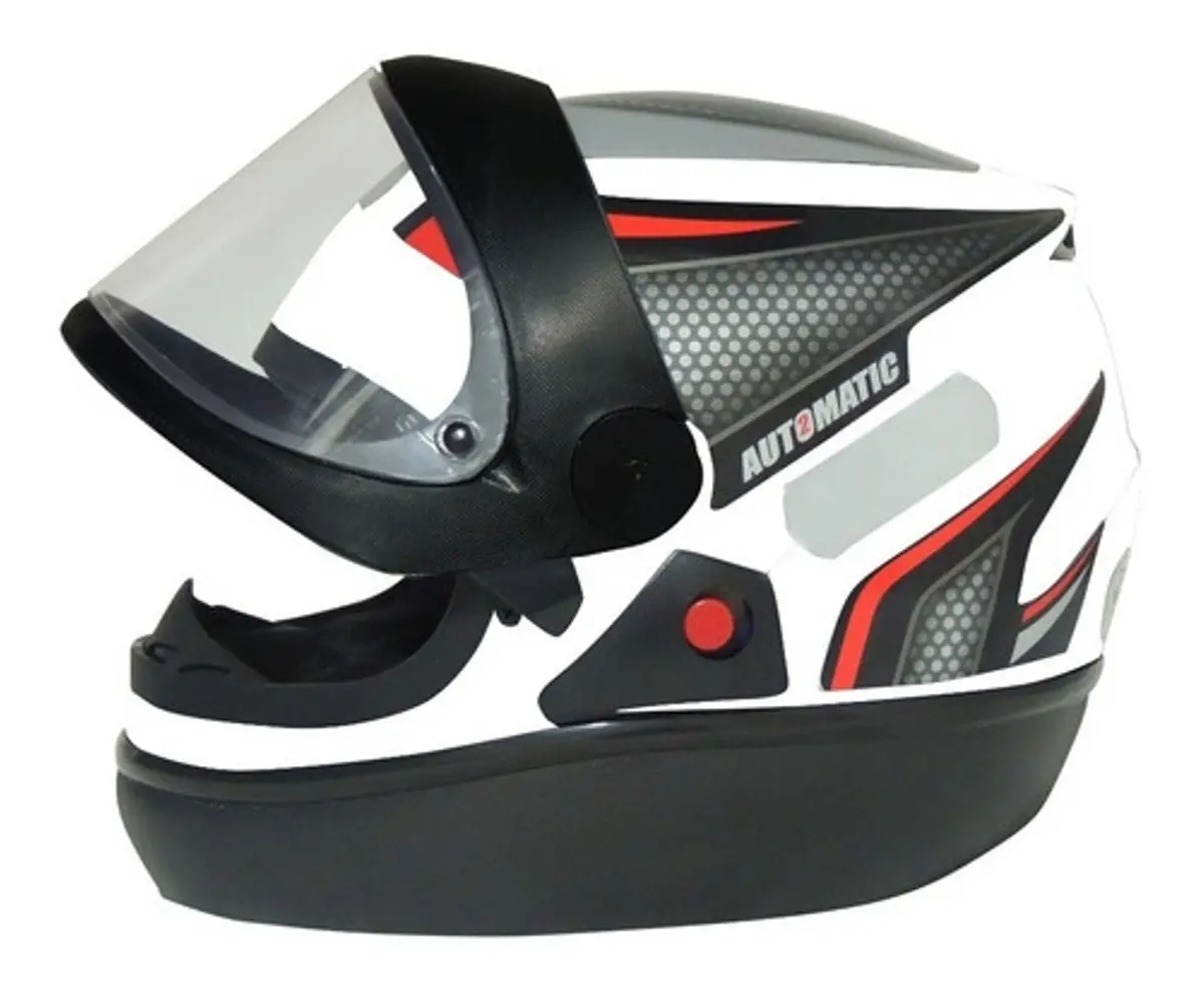Capacete FW3 Automático vista lateral com fechamento micrométrico