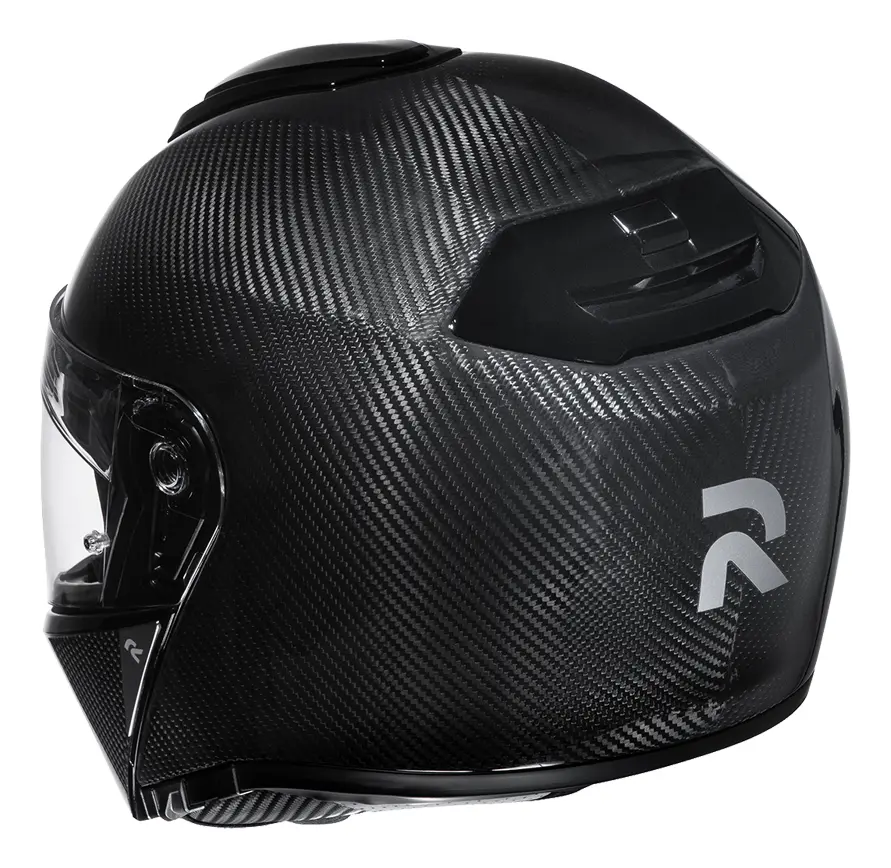 Capacete HJC RPHA 90S articulado, acabamento fosco, vista lateral direita
