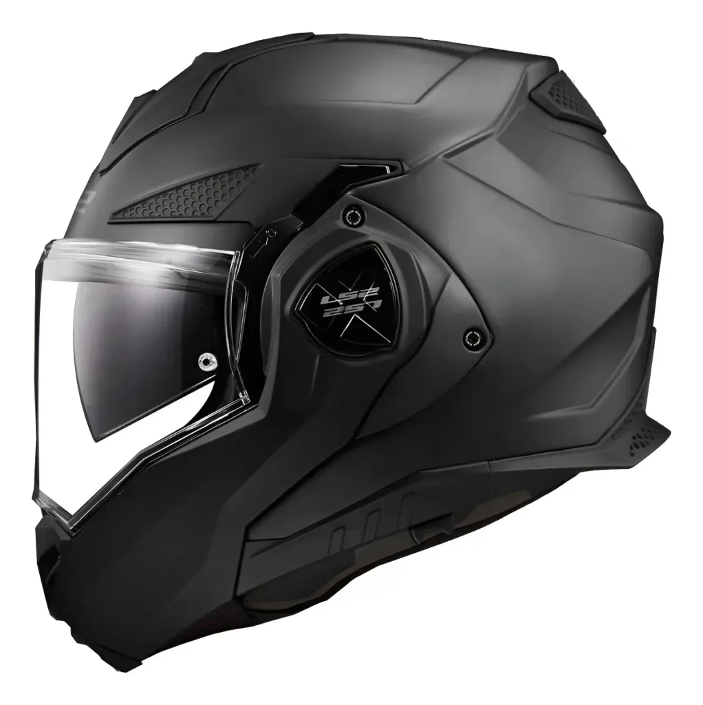 Capacete LS2 Advant X FF901 vale a pena? Review completo do modular articulado Capacete LS2 Advant X FF901 modular articulado, vista lateral