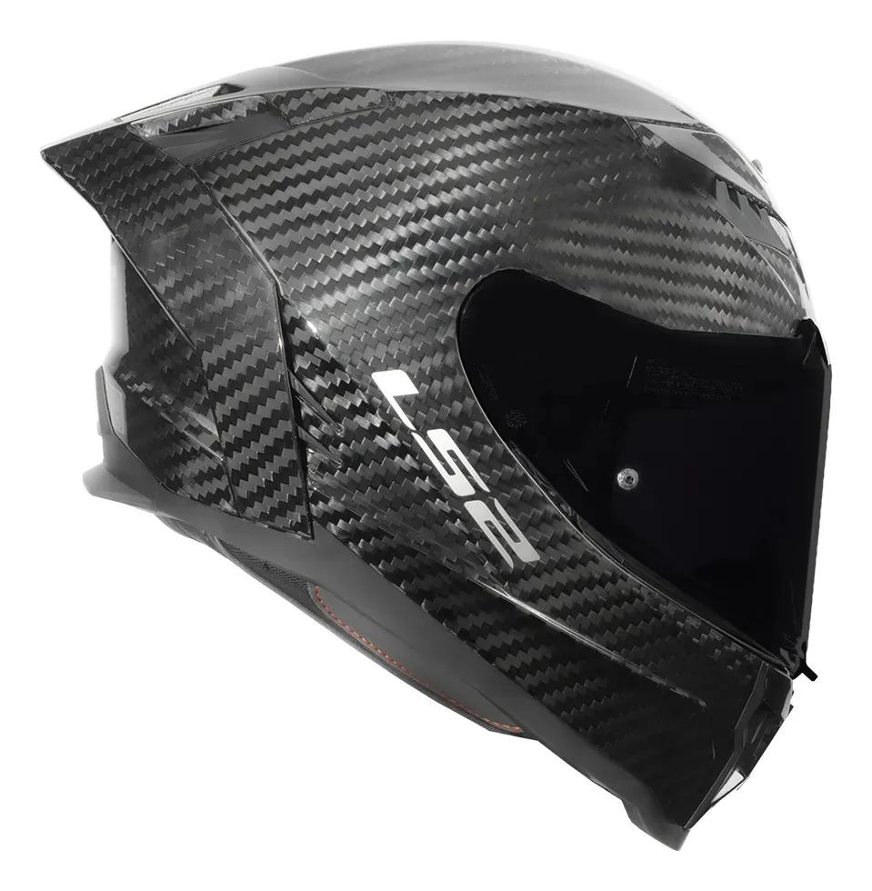Capacete LS2 Dragon FF807 é bom? Review completo do sport-touring em carbono Capacete LS2 Dragon FF807 integral sport-touring em fibra de carbono, vista frontal