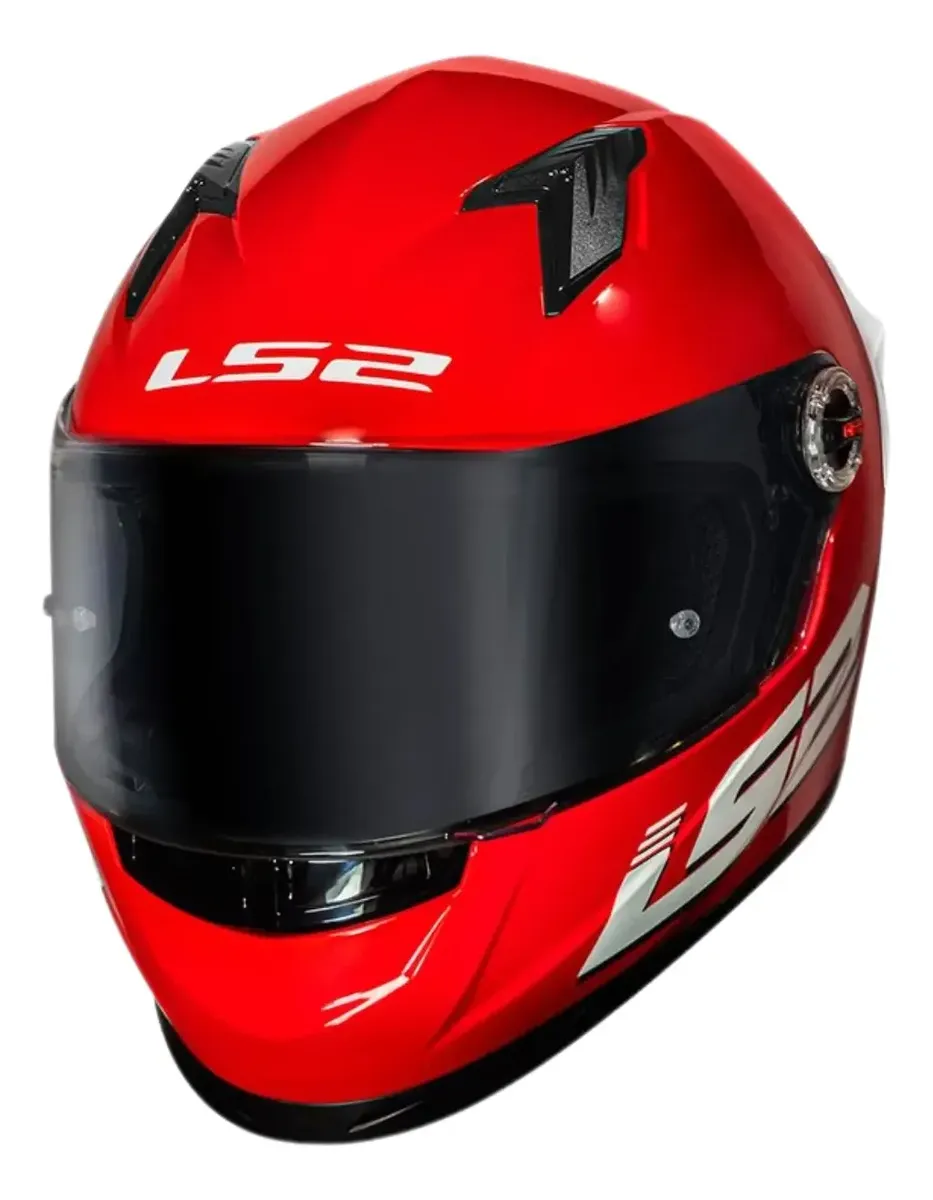 Capacete LS2 Classic S FF358 S com spoiler traseiro, vista lateral