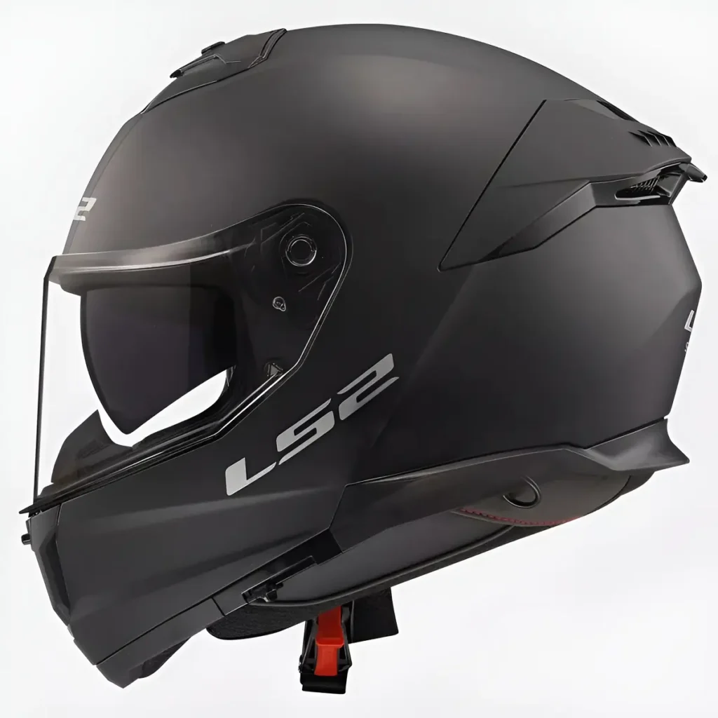 Capacete LS2 Stream II FF808, vista lateral do casco integral urbano