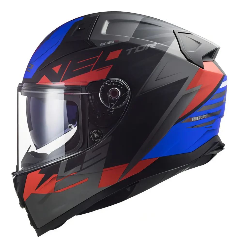 Capacete LS2 Vector II FF811 vale a pena? Review completo da edição Absolute Capacete LS2 Vector II FF811 Absolute integral touring visto de frente