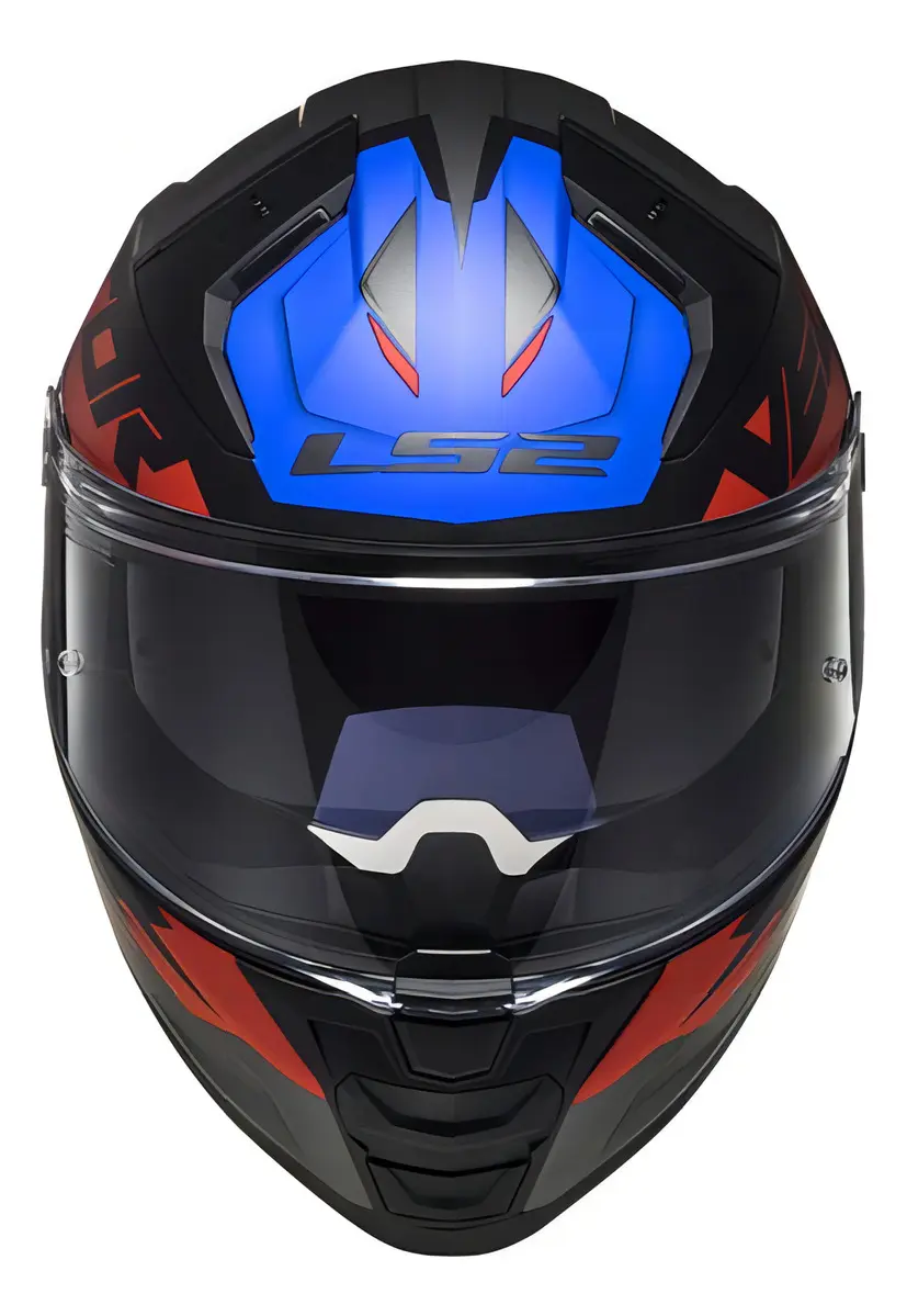 Capacete LS2 Vector II FF811 Absolute vista lateral com viseira dupla