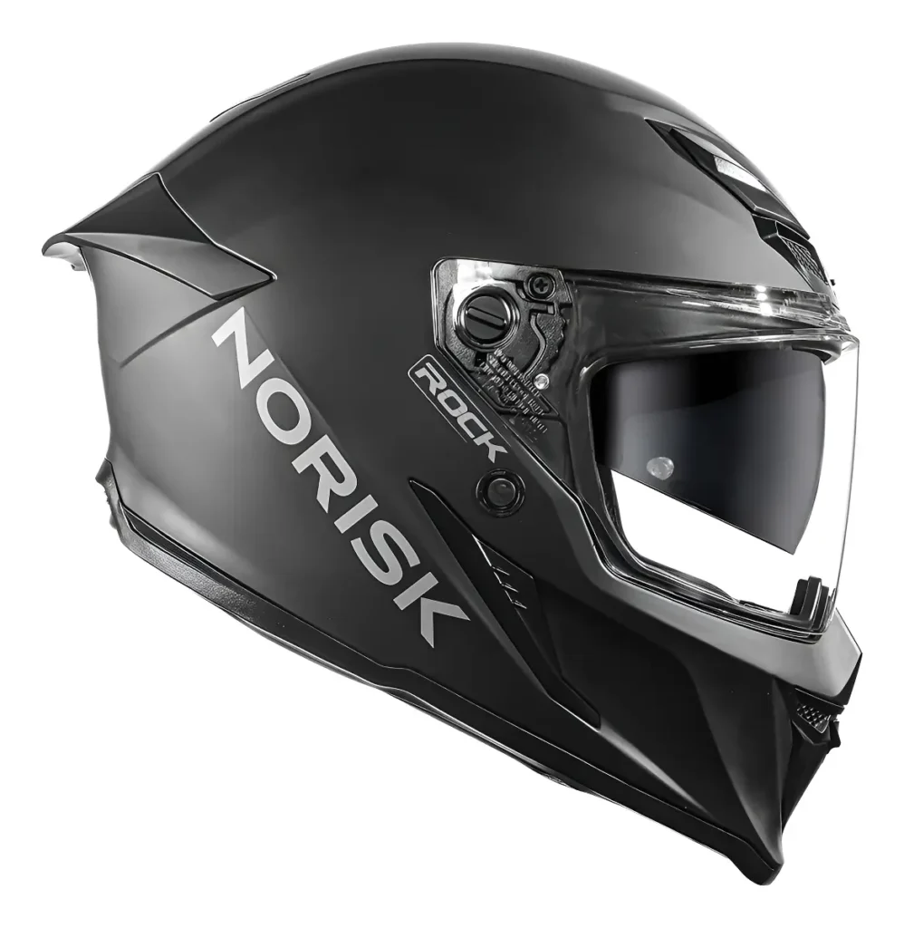 Capacete Norisk Rock é bom? Review completo do integral urbano Capacete Norisk Rock, integral urbano, vista frontal
