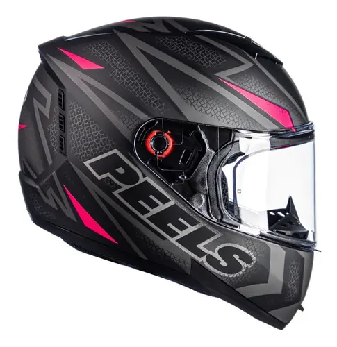 Capacete Peels Icon Fast vista lateral design integral bicolor