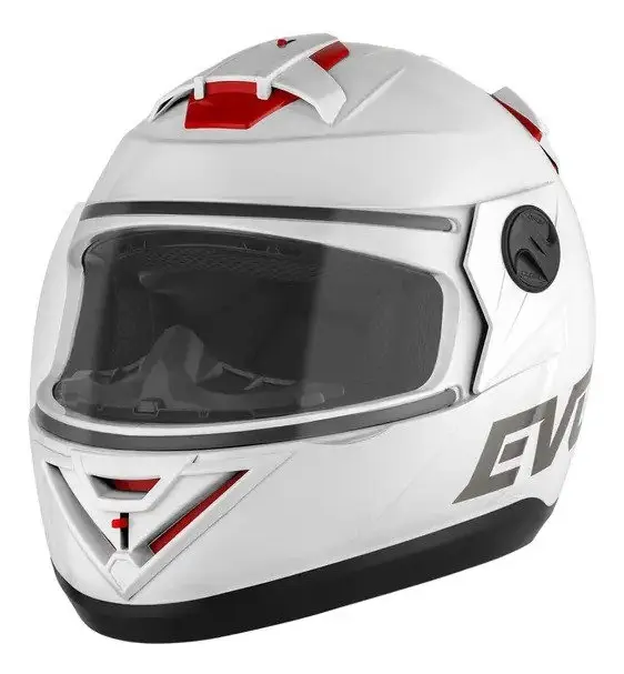 Capacete Pro Tork G8 EVO visto de perfil, mostrando o casco em ABS e o aerofólio integrado